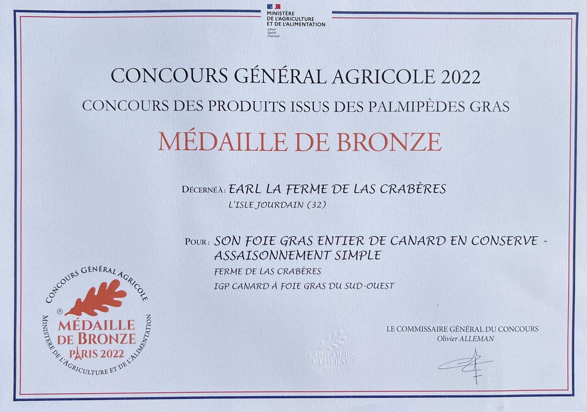 concours général agricole 2022
